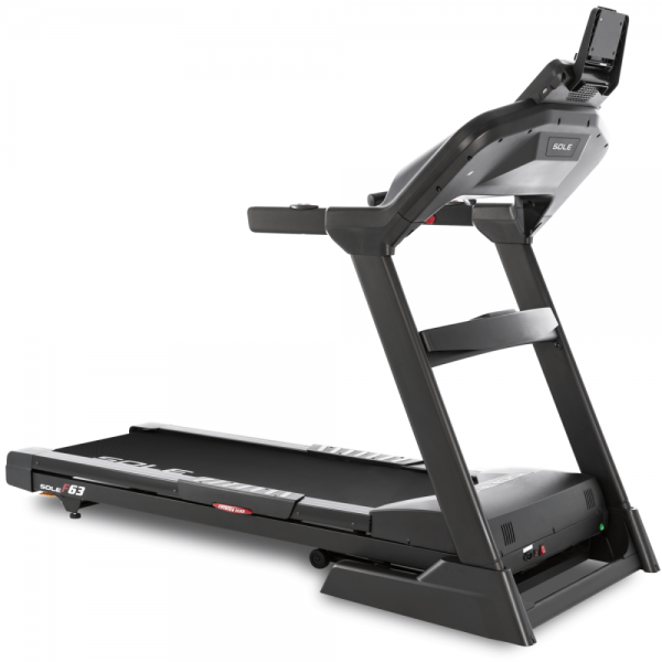 Sole F63 Treadmill - front side view