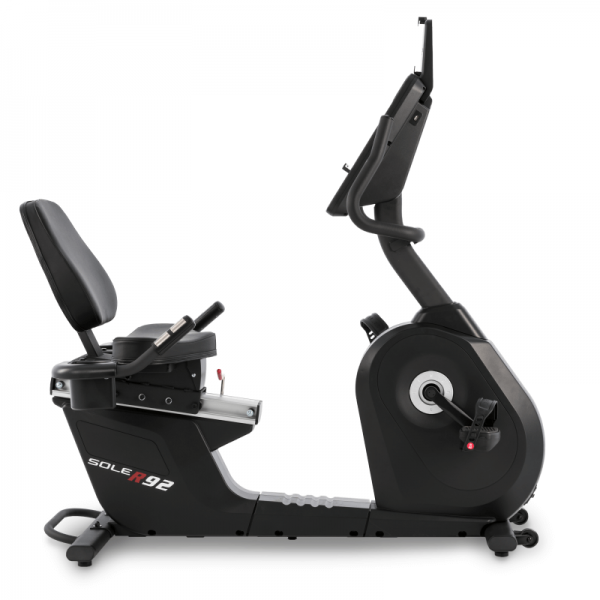 photos of the Sole R92 Recumbent Bike - side angle