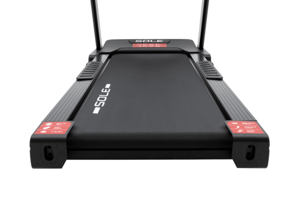 Photo of the new and improved Sole F65 Treadmill 2023 deck