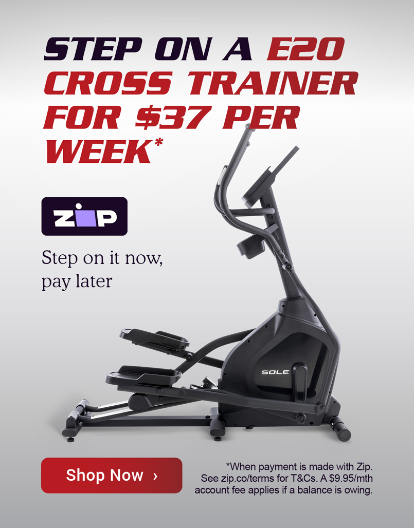 Sole Fitness E20 Cross Trainer Web Banner