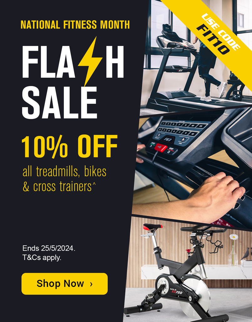 Sole Fitness Desktop Web Banner 10% Off Cardio